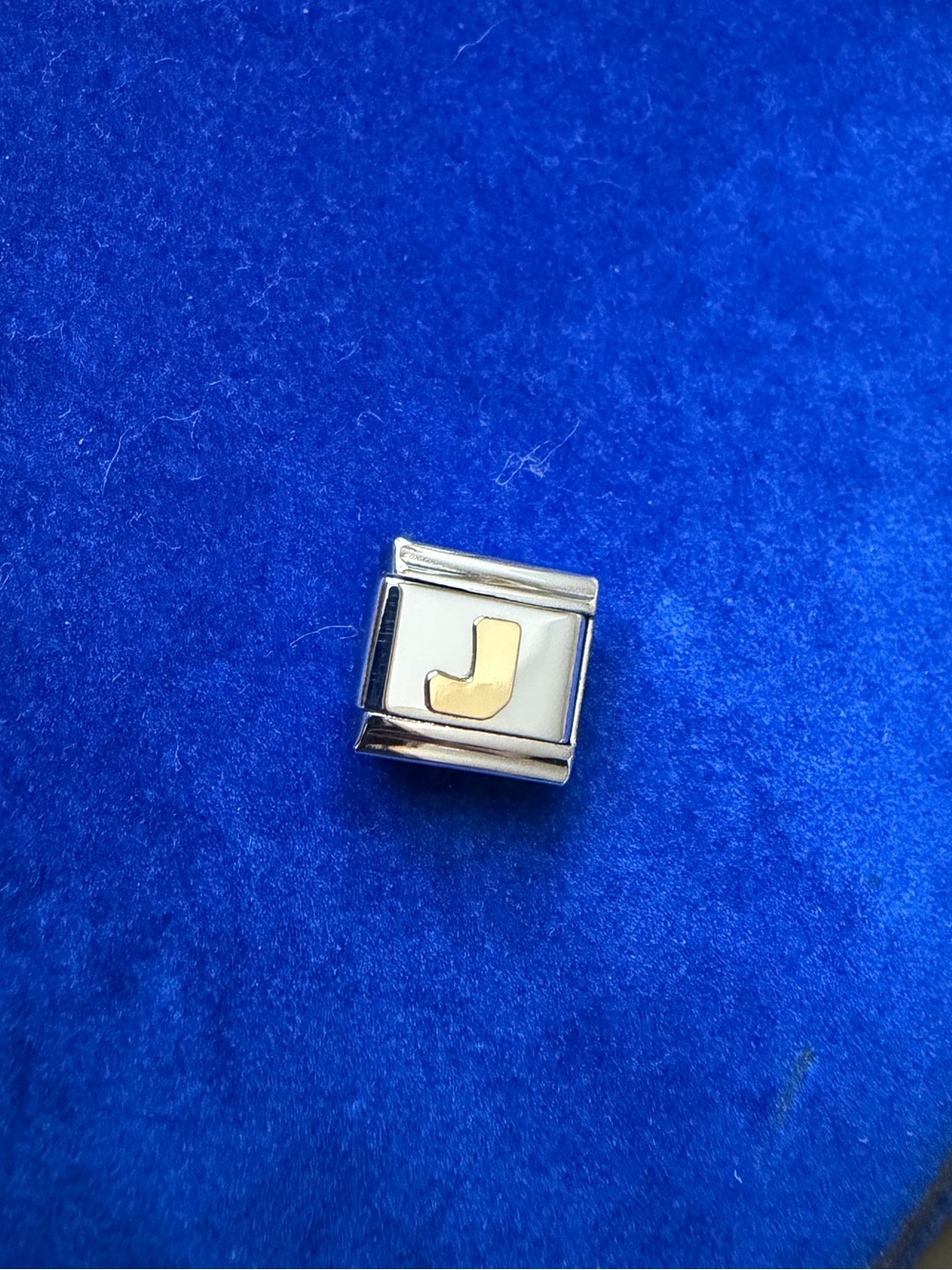 Letter “J” 18k OG Manuel Zed Italian Charm